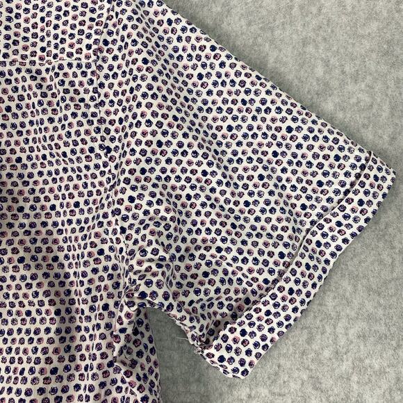 Robert Graham Shirt Mens M Short Sleeve Button Down Rose All Over Print Floral - Picture 4 of 8
